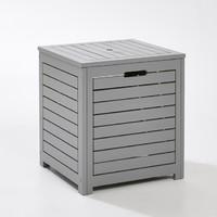 outdoor acacia square storage box