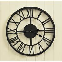 outdoor roman numeral wall clock 56cm by gardman
