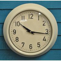 Outdoor Wall Clock in Clay by Garden Trading
