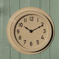 Outdoor Wall Clock in Clay by Garden Trading