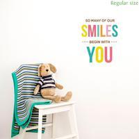 Our Smiles Wall Sticker Large