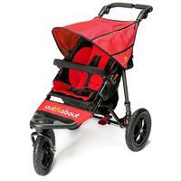 out n about nipper v4 single pushchair carnival red