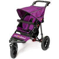 out n about nipper v4 single pushchair purple punch