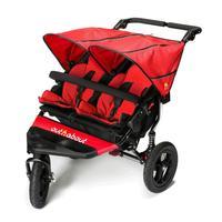 out n about nipper v4 double pushchair carnival red