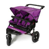 out n about nipper v4 double pushchair purple punch