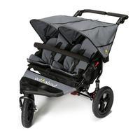 Out n About Nipper V4 Double Pushchair in Steel Grey