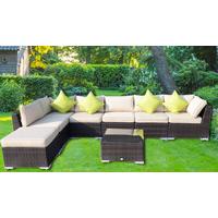 Outsunny 8PC Rattan Sofa Garden Furniture