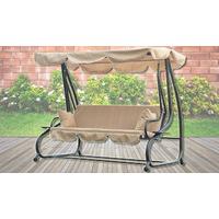 Outsunny 3-Seater Swing Chair + Bed