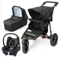 Out n About Nipper V4 Cabrio 3 in 1 Travel System Raven Black