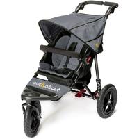 out n about single nipper v4 pushchair steel greyblack