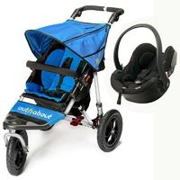 Out n About Nipper V4 Besafe Travel System Lagoon Blue