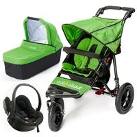 Out n About Nipper V4 Besafe 3 in 1 Travel System Mojito Green