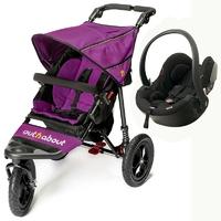 Out n About Nipper V4 Besafe Travel System Purple Punch