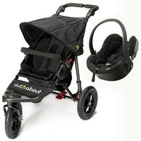 Out n About Nipper V4 Besafe Travel System Raven Black