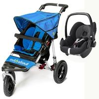 Out n About Nipper V4 Pebble Travel System Lagoon Blue