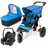 Out n About Nipper V4 Pebble 3 in 1 Travel System Lagoon Blue