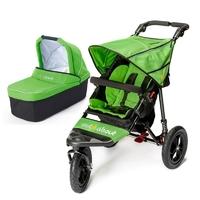 out n about nipper v4 with carrycot mojito green