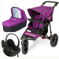 Out n About Nipper V4 Besafe 3 in 1 Travel System Purple Punch