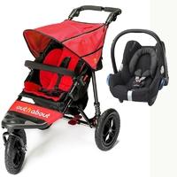 out n about nipper v4 cabrio travel system carnival red