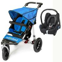 Out n About Nipper V4 Cabrio Travel System Lagoon Blue