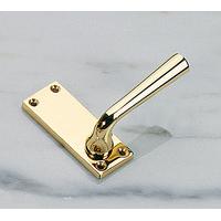 Outside Lever on Plate for Espagnolette Brass