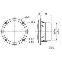 outdoor speaker visaton fr 8 wp 15 w ip65 white 1 pcs