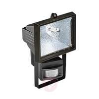 Outdoor spotlight 400 W with motion detector black