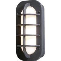 Outdoor wall light Energy-saving bulb, LED E27 60 W Konstsmide Loke 514-752 Black