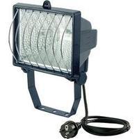 Outdoor floodlight HV halogen 500 W R7s Brennenstuhl HALOGENSTRAHLER 500W SCHWARZ M. 5M KABEL Black