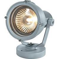 Outdoor free standing light Energy-saving bulb E27, PAR30 100 W Sygonix 34647A Silver-grey