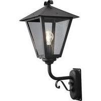 Outdoor wall light Energy-saving bulb, LED E27 100 W Konstsmide Benu 434-750 Black