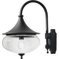 Outdoor wall light Energy-saving bulb, LED E27 100 W Konstsmide Mode II 619-750 Black