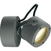 Outdoor wall light Energy-saving bulb, LED GX53 9 W SLV Sitra 360 231514 Grey