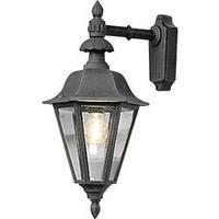 Outdoor wall light Energy-saving bulb, LED E27 60 W Konstsmide Pallas 483-750 Black