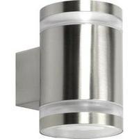 Outdoor wall light Energy-saving bulb, LED GX53 10 W Ranex Sonya 10.068.55 Stainless steel