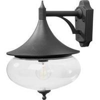 Outdoor wall light Energy-saving bulb, LED E27 100 W Konstsmide Libra 581-750 Black