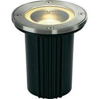 Outdoor flush mount light GU5.3 HV halogen 35 W SLV Dasar Exact 228420 Stainless steel