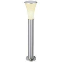 Outdoor free standing light Energy-saving bulb E27 24 W SLV Alpa Cone 228912 Silver-grey