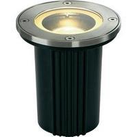 Outdoor flush mount light GU10 HV halogen 35 W SLV Dasar Exact 228430 Stainless steel