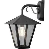 Outdoor wall light Energy-saving bulb, LED E27 100 W Konstsmide Benu 435-750 Black