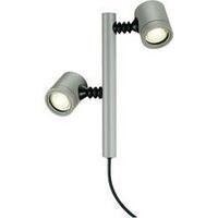 Outdoor free standing light LED GU10 9 W SLV New Myra 2 233184 Silver-grey