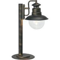Outdoor free standing light Light bulb E27 60 W Brilliant Artu 46984/86 Black, Gold