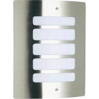 Outdoor wall light Energy-saving bulb, LED E27 60 W Brilliant Todd 47682/82 Stainless steel