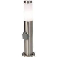 Outdoor free standing light Energy-saving bulb E27 20 W Brilliant Chorus 43693/82 Stainless steel