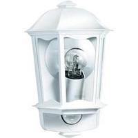 Outdoor wall light (+ motion detector) Energy-saving bulb, LED E27 100 W Steinel L 190 S 644512 White