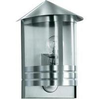 Outdoor wall light (+ motion detector) Energy-saving bulb, LED E27 100 W Steinel L 170 S 645311 Silver