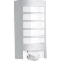 Outdoor wall light (+ motion detector) Energy-saving bulb, LED E27 60 W Steinel L12 657918 Aluminium