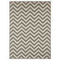 Outdoor Grey & Ivory Chevron Rugs - Floorit 200x290