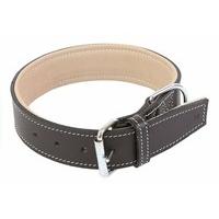 Outhwaite Padded Dog Collar, 38 mm x 76 cm, Brown