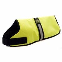 outhwaite hi vis padded yellow dog coat 30 inch